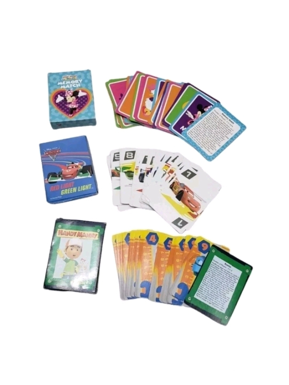 Disney Mickey Mouse Clubhouse 5 Kid's Card Games & Carrying Case Complete - Picture 4 of 5